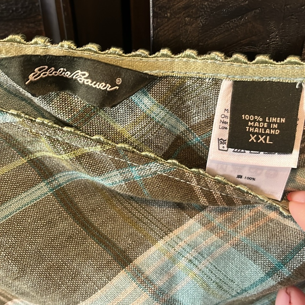 Eddie Bauer linen skirt - Picture 3 of 4